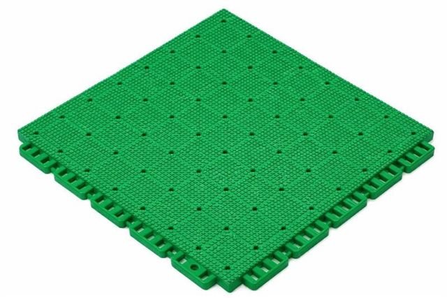 Evolve basketball court 153 m² – thermoplastic tiles, IG-AH-180 stand – 7